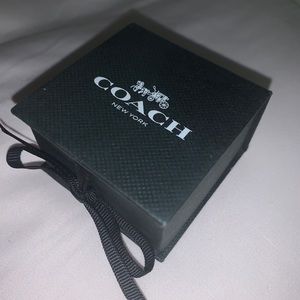 COACH STERLING SILVER EARRINGS